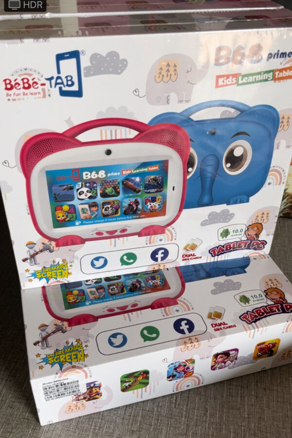 Bebe Tab B68 Prime Android Kids Tablet 7″ 128gb Rom 4gb Ram Dual Sim