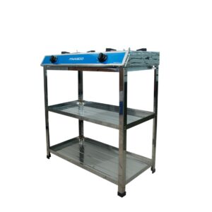 Nasco 2 Burner Gas Stove Silver Nasgs K212fs