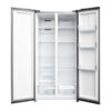 Nasco 400ltr Side By Side Refrigerator Metalic Silver Nasf2 66.1ff