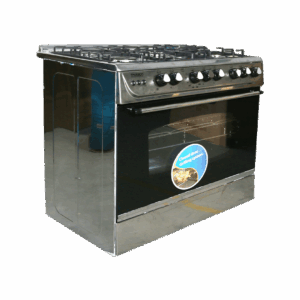 Nasco 5 Burner Gas Cooker With Oven C6090ss Fc 511