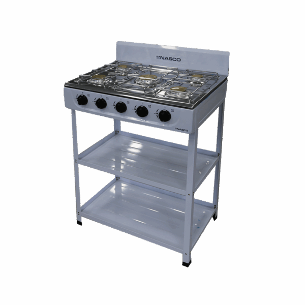 Nasco 5 Burner Gas Stove Nasgs K5css S in Ghana
